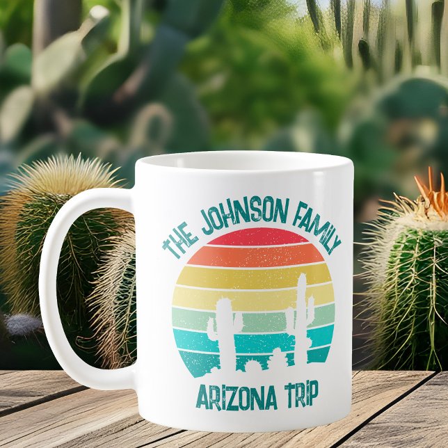 Custom Cactus Sunset Arizona Desert Trip Coffee Mug (Creator Uploaded)