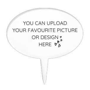 Custom cake topper, cake pick