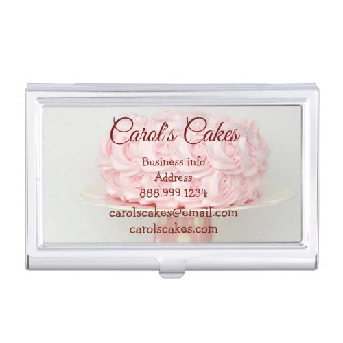 Custom Cake  Wedding Cake Design Bakers   Business Card Case