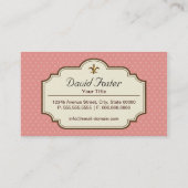 Custom Cakes and Cookies Dessert Bakery Store Business Card (Back)