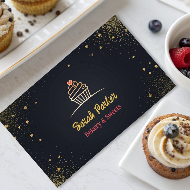 Custom Cakes Bakery pastry Business Card (Creator Uploaded)