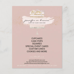 Custom Cakes for Every Occasion Bakery Flyer