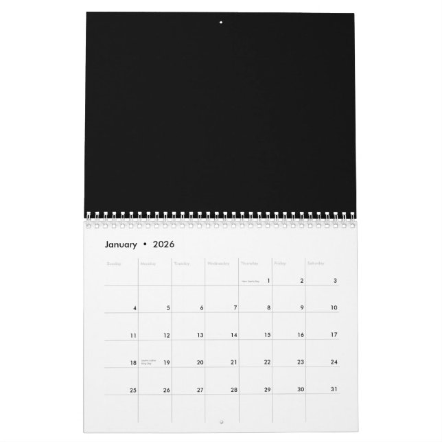 Custom Calendar . Aesthetic & Illustrated Design (Jan 2026)