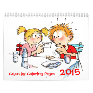 Custom Calendar Coloring Pages 2015 For Kids