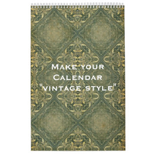 Custom Calendar "VINTAGE STYLE" + your photos