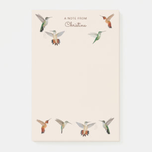 Custom California Hummingbirds Post-it Notes