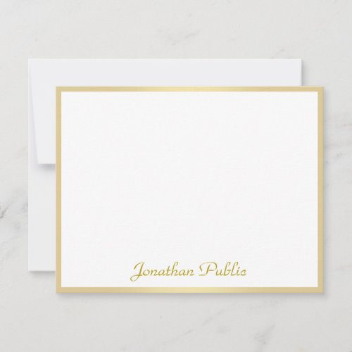 Custom Calligraphed Template Gold Script Name