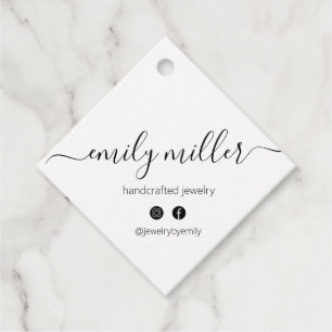 Custom Calligraphy Script Hang Tag