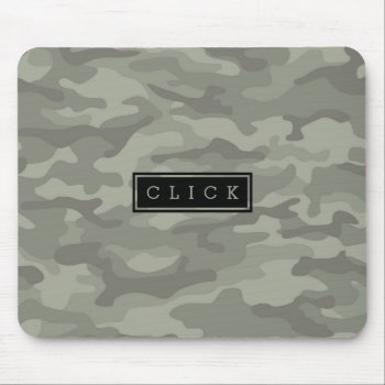 Custom Camo Camouflage Army Print Mouse Pad by RockPaperDove at Zazzle