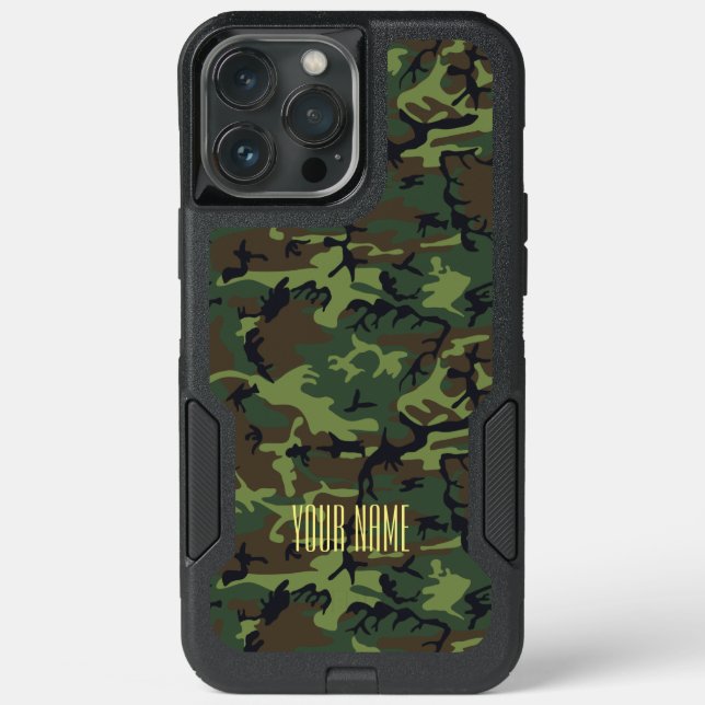 Custom Camo OtterBox Apple iPhone 13 Pro Max Case (Back)