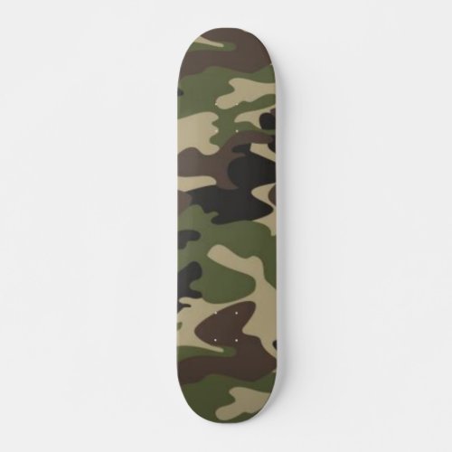Custom Camouflaged Camo Design Skateboard