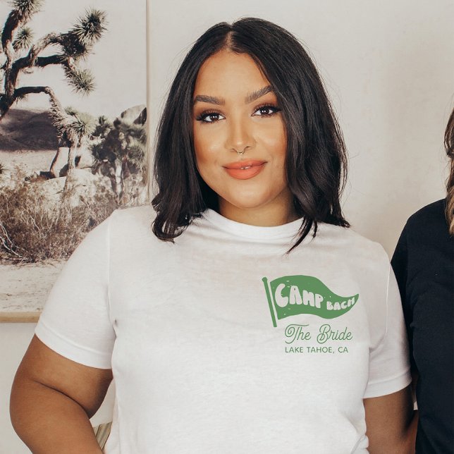 Custom Camp Bach Bride Bachelorette Mountain Favor T-Shirt (Creator Uploaded)