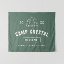 Custom Camp Bachelorette Party Backdrop Tapestry
