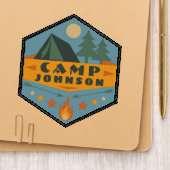 Custom Camp Outdoor Patch (On Folder)