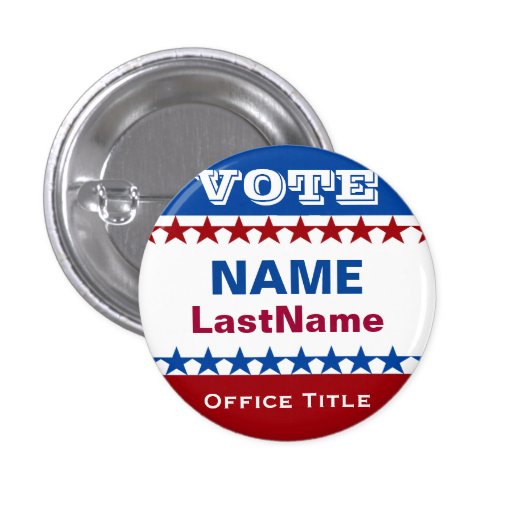 Custom Campaign Button | Zazzle