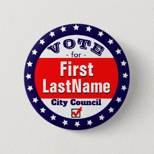 Custom Campaign City Council Button