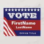 Custom Campaign Election Template Postcard