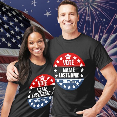 Custom Campaign Election Template T_Shirt