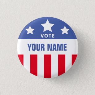 Custom Campaign Election Vote Template Button