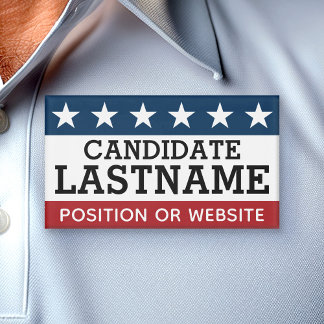 Custom Campaign Gear with Name and Text Name Tag