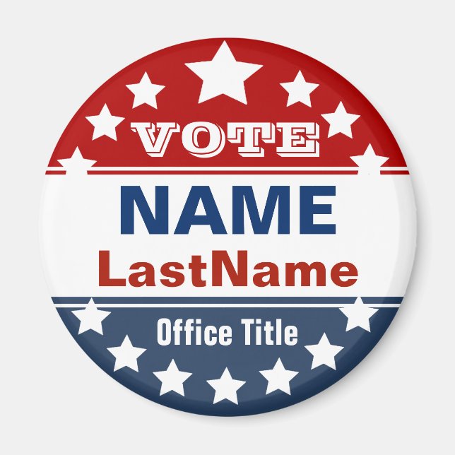 Custom Campaign Magnet (Front)