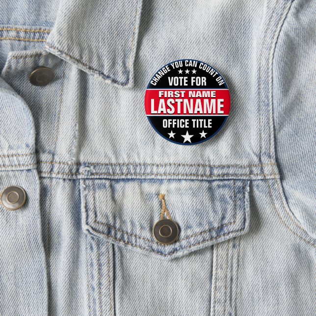Custom Campaign Political Button (In Situ)