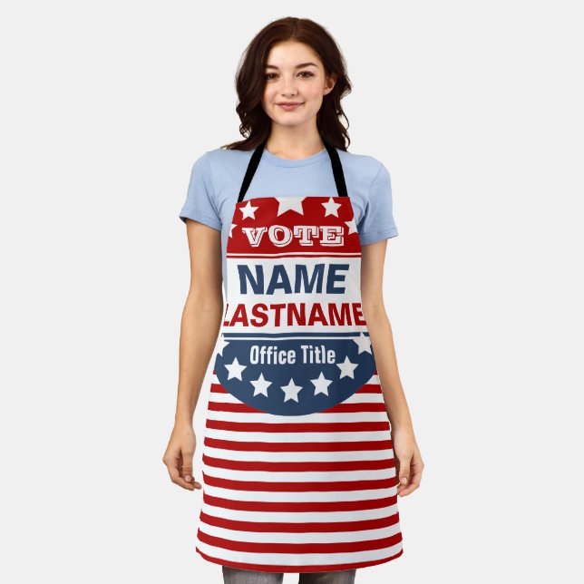 Custom Campaign Template Apron (Worn)