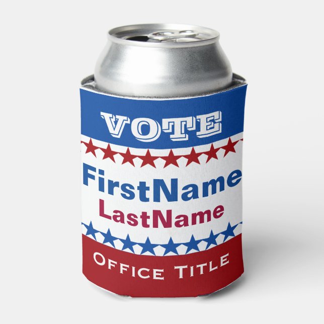 Custom Campaign Template Can Cooler (Can Front)
