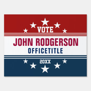 Custom Campaign Template Elections Sign