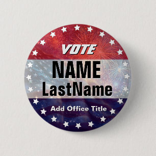 Custom Campaign Template for Elections Button
