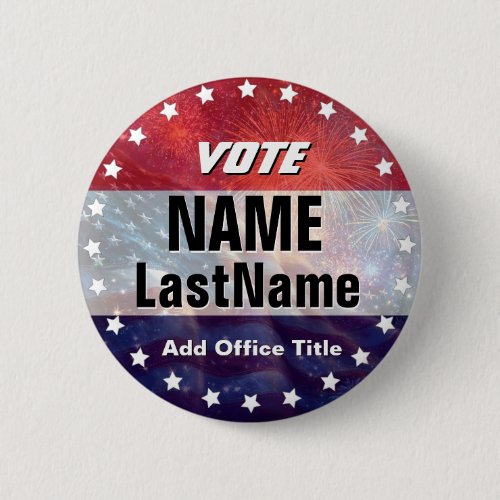 Custom Campaign Template for Elections Button