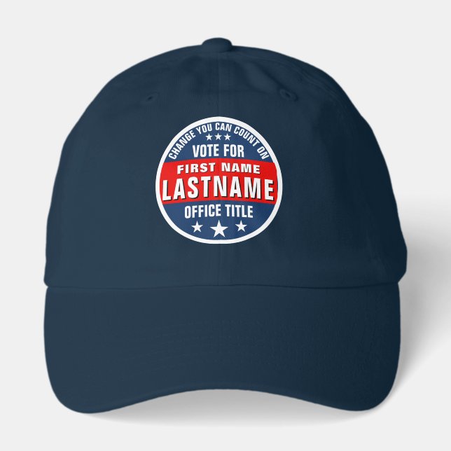 Custom Campaign Template Hat (Front)