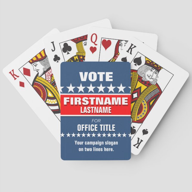 Custom Campaign Template Poker Cards (Back)
