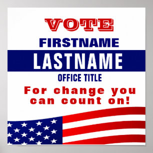 Custom Campaign Template Poster