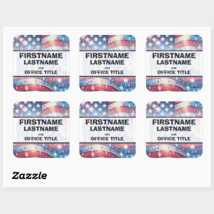 Custom Campaign Template  Square Sticker