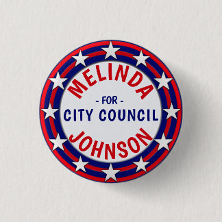 Custom Campaign Template Stars Stripes Button