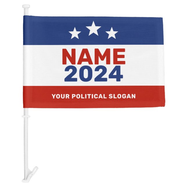 Custom Campaign US Election Car Flag (Front)