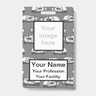 Custom Campers - Grey Badge