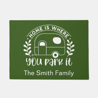 Custom Camping Camper Trailer Rv Doormat