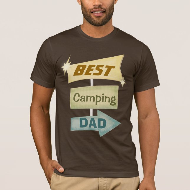 Custom Camping Dad OR Other T-Shirt (Front)