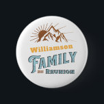 Custom Camping Family Vacation Matching  Button<br><div class="desc">Celebrate your summer adventures in style with our Custom Summer Family Vacation Matching Buttons. Perfectly designed for mountain retreats, camping trips, and family reunions, these personalized buttons bring your family together with a unique and fun look. Made for comfort and lasting memories, they’re the ideal way to showcase your family’s...</div>