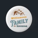 Custom Camping Family Vacation Matching  Button<br><div class="desc">Celebrate your summer adventures in style with our Custom Summer Family Vacation Matching Buttons. Perfectly designed for mountain retreats, camping trips, and family reunions, these personalized buttons bring your family together with a unique and fun look. Made for comfort and lasting memories, they’re the ideal way to showcase your family’s...</div>