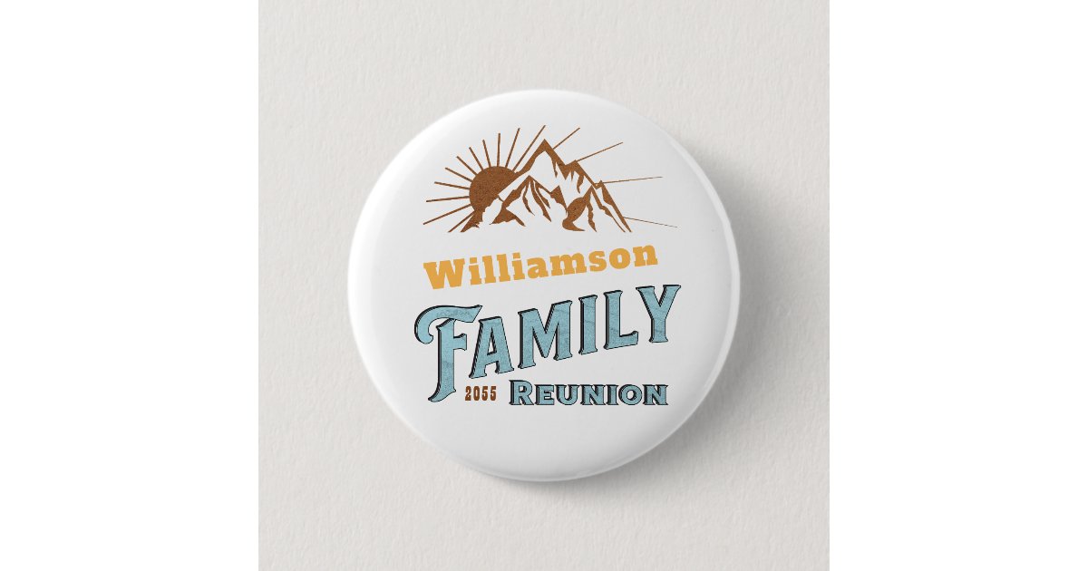 Custom Camping Family Vacation Matching Button | Zazzle