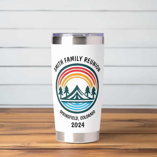 Custom Campout Family Vacation Insulated Tumbler (Creator Uploaded)