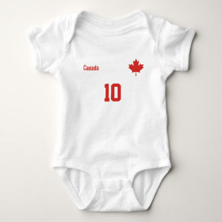 Custom Canada Outfit with Name & Number Baby Bodysuit