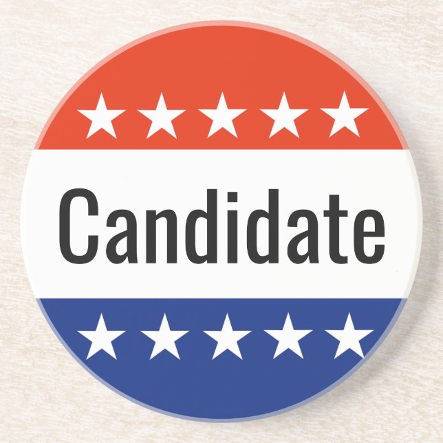 Custom Candidate Campaign 2024 Election Coaster (Front)