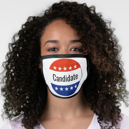 Custom Candidate Campaign 2024 Election Face Mask