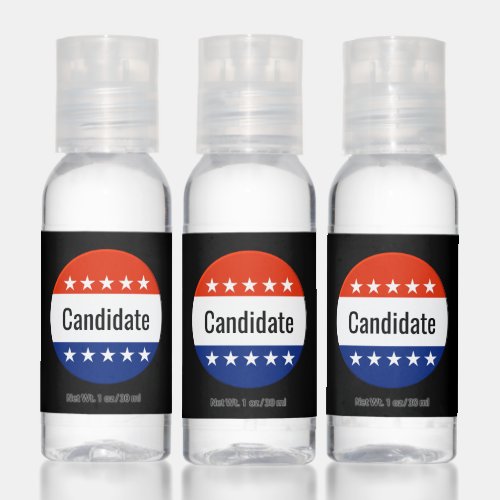 Custom Candidate Campaign 2024 Election Hand Sanitizer