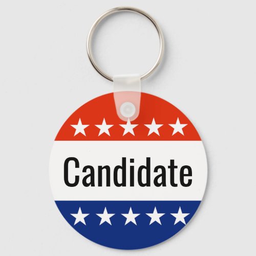 Custom Candidate Campaign 2024 Election Keychain