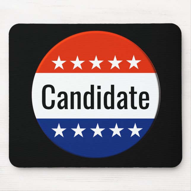 Custom Candidate Campaign 2024 Election Mouse Pad (Front)